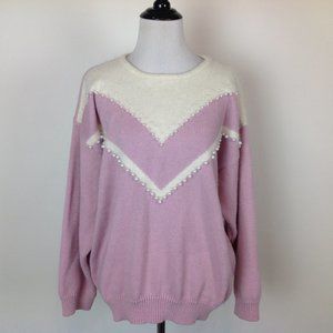 Vintage Eve & Co Sweater Angora Blend 20W